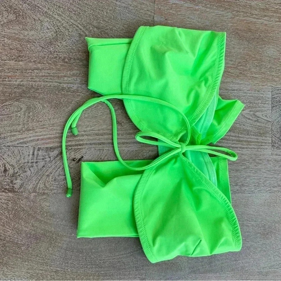 Neon Green Off-Shoulder Top - Picture 5 of 5